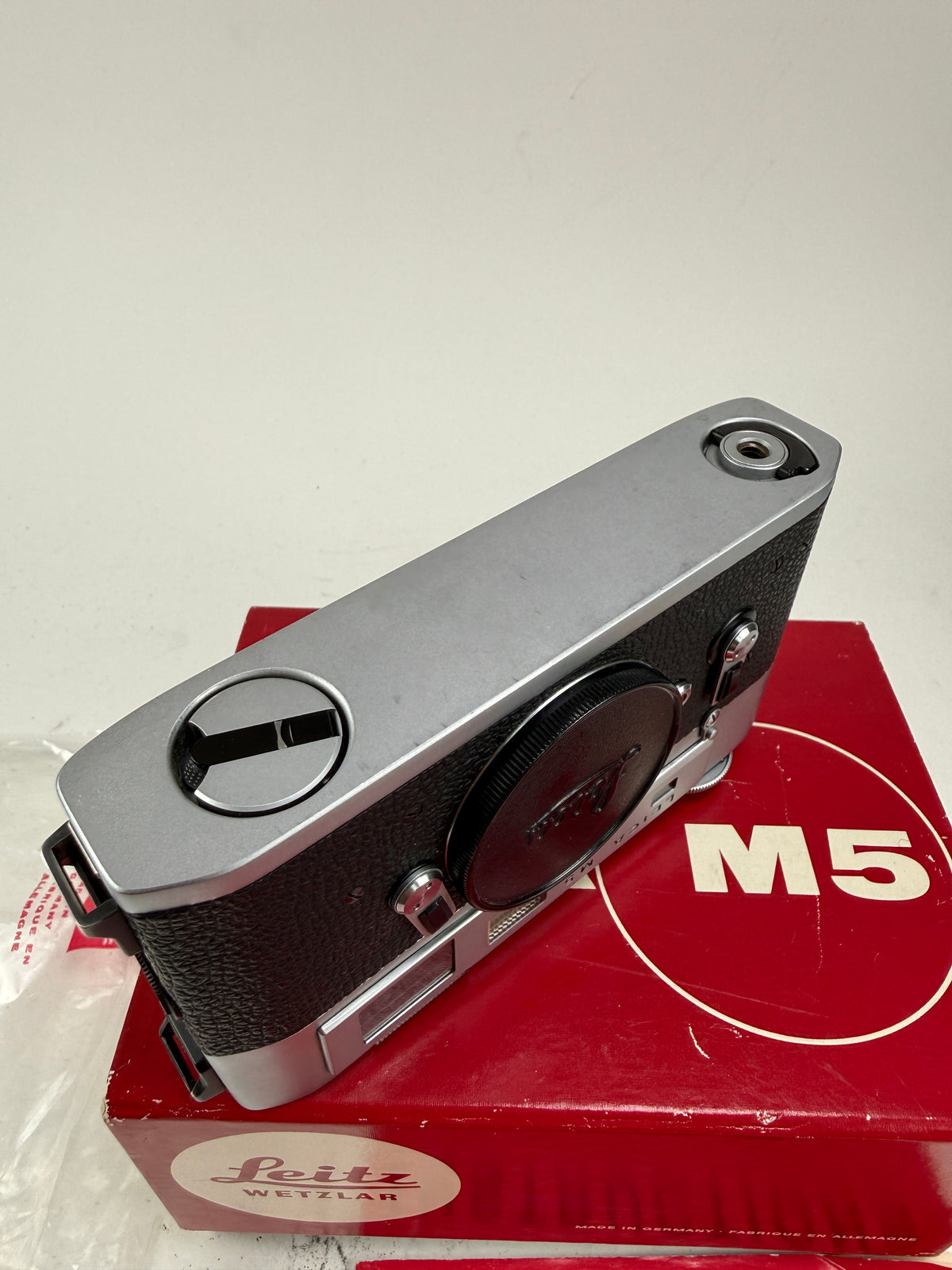 Leica M5 2 Lug Chrome 35mm Rangefinder Film Camera
