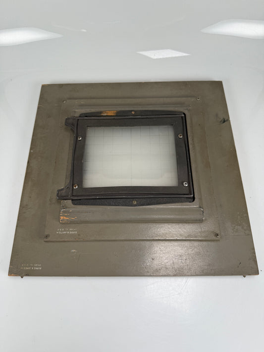 Burke and James 8x10 back to 4x5 large format camera reducing back