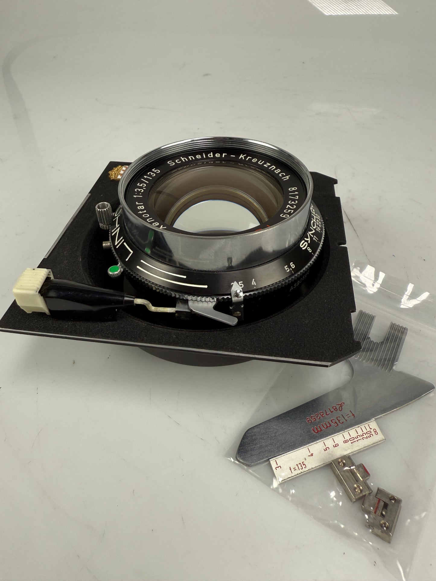 Linhof select Schneider Xenotar 135mm f3.5 Large format lens, with cam RARE