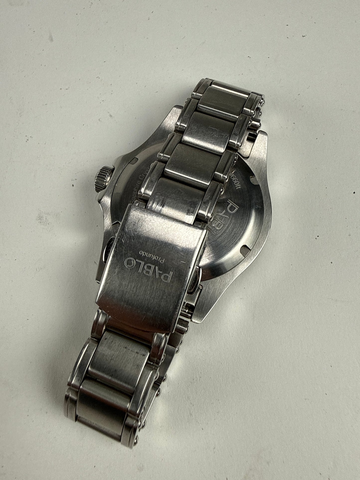 PABLO profundo eta2824-2 steel automatic dive watch