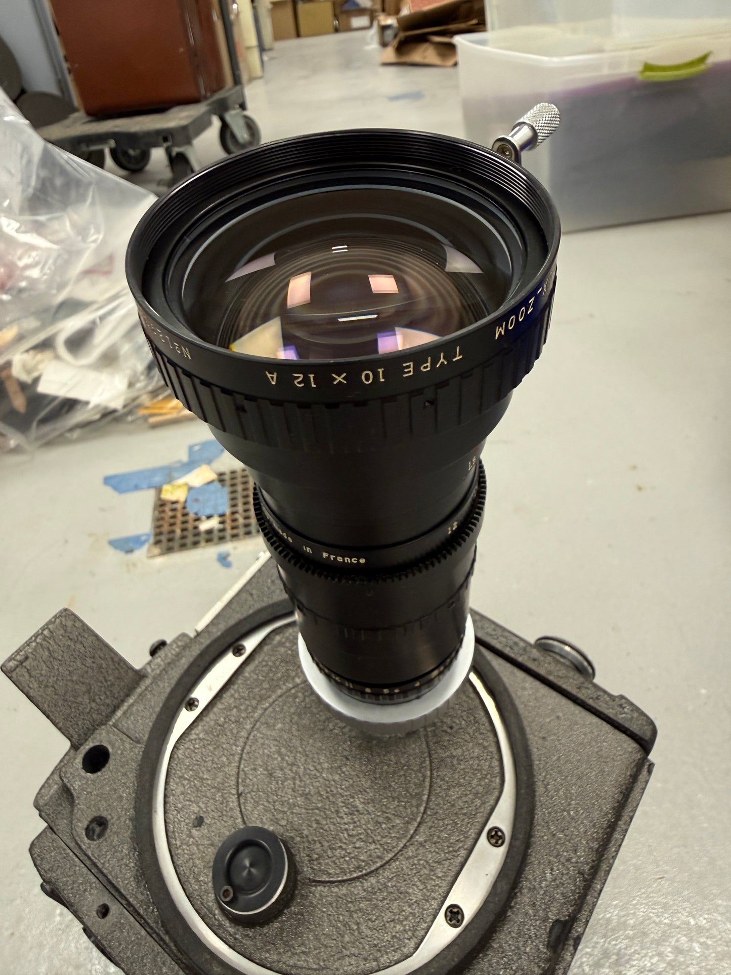 BACH Auricon Pro-600 16mm Cinema Sound Camera w/ angenieux 12-120mm lens
