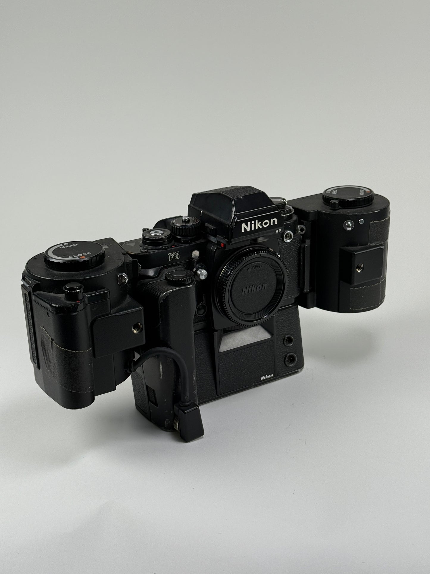 Nikon F3 Body with MF-4 250 Exposure Film Magazine Back Holder - Heinz Kluetmeier
