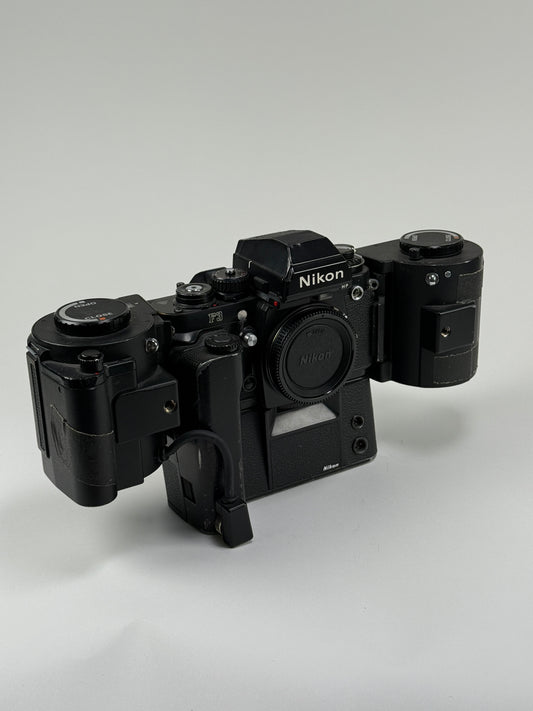 Nikon F3 Body with MF-4 250 Exposure Film Magazine Back Holder - Heinz Kluetmeier