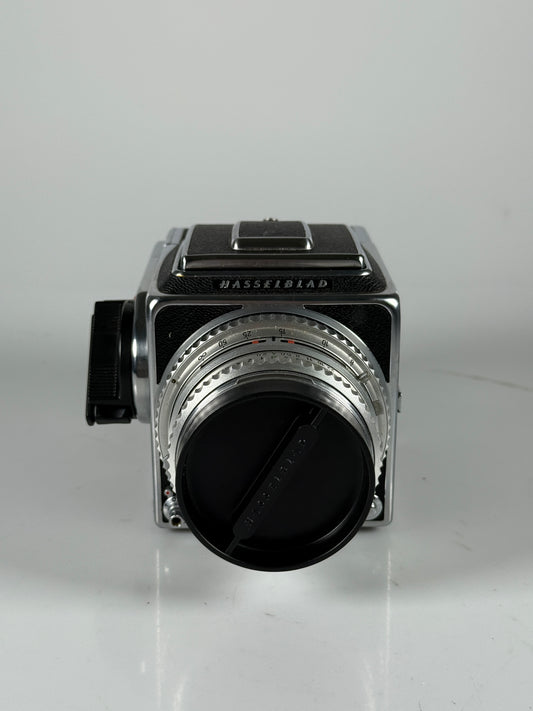 HASSELBLAD 500CM 500C/M CAMERA 80MM F/2.8 A12 w/ WLF