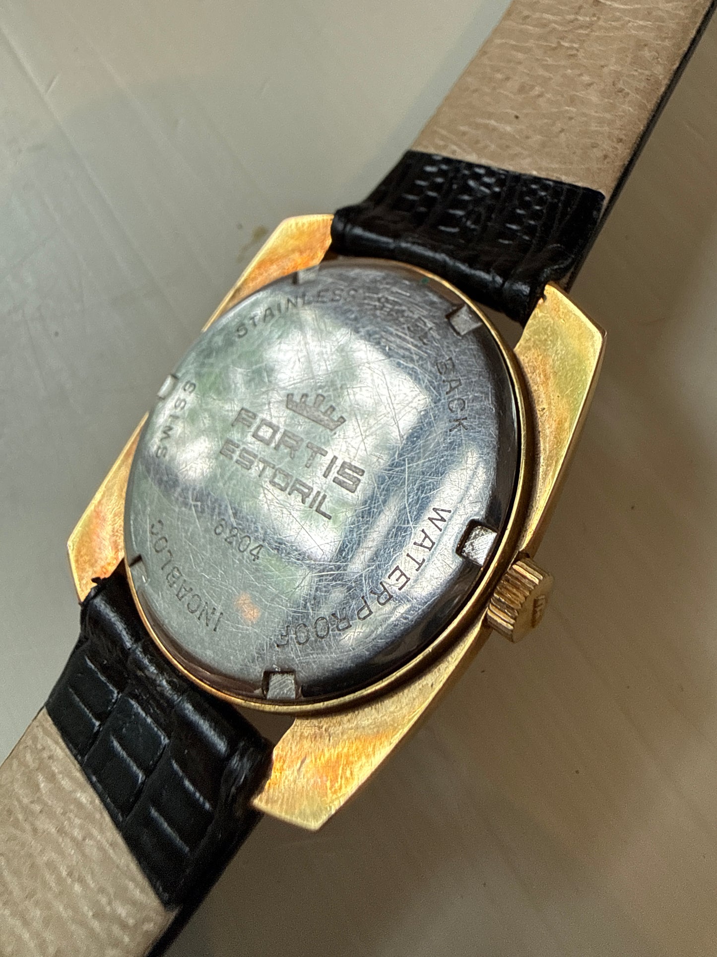 FORTIS ESTORIL 21 Jewel manual wind WRIST WATCH MEN’S DATE RARE
