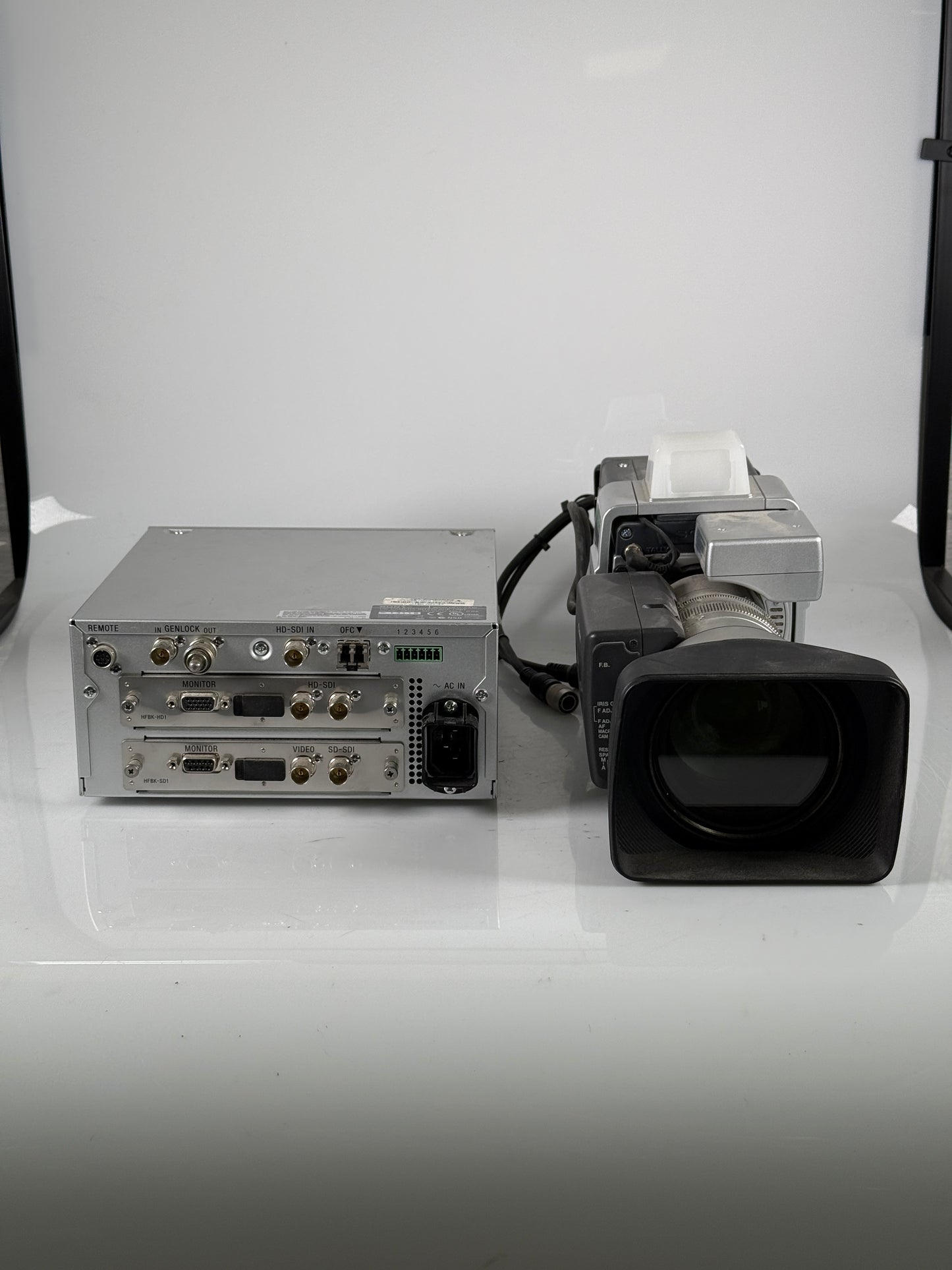Sony HFU-X310 Optical Fiber Interface Unit with HDC-X310 canon KH19 lens
