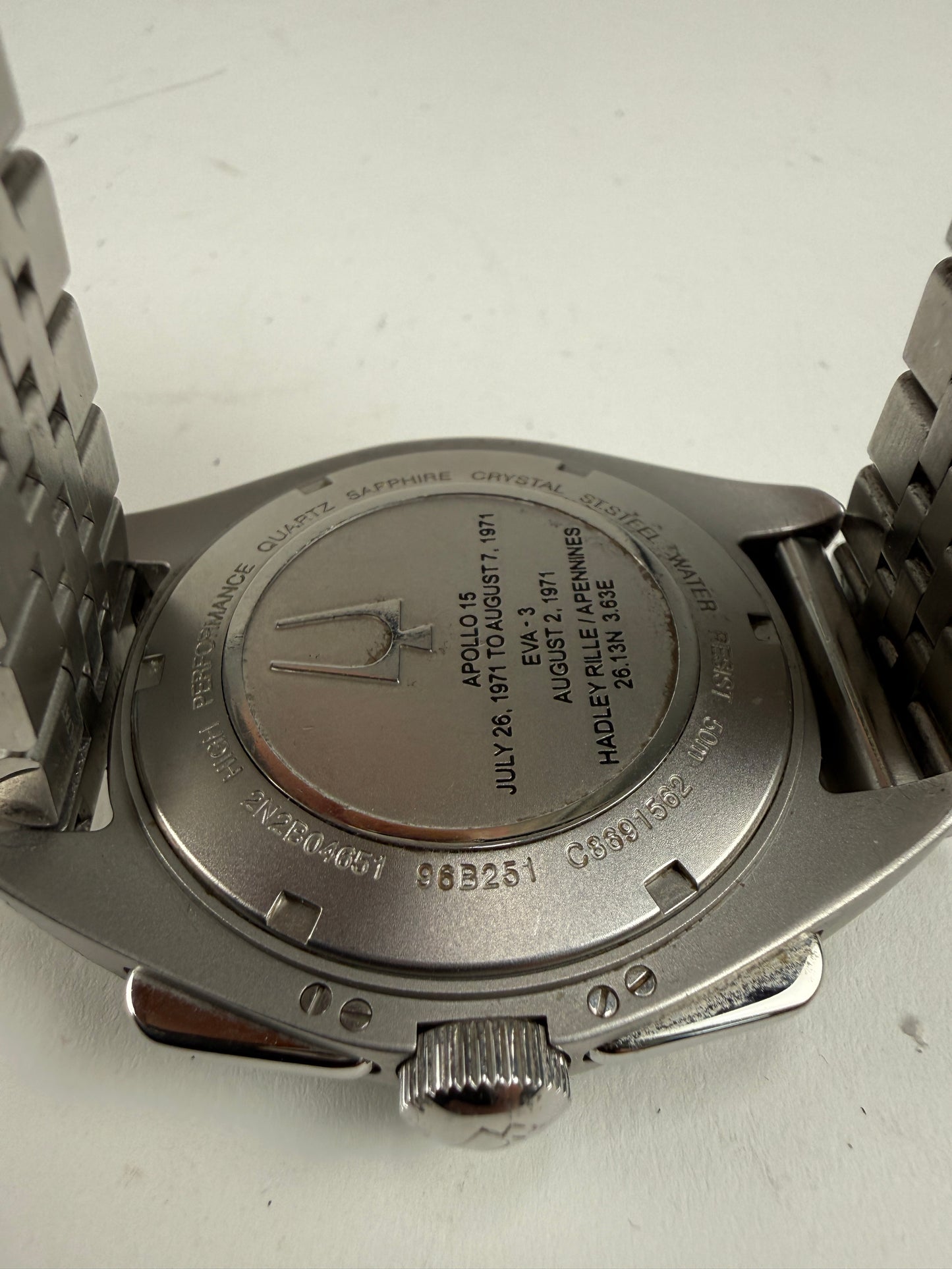 Bulova Lunar Pilot (Apollo 15 Special Edition) Men's Chronograph Watch 96B251