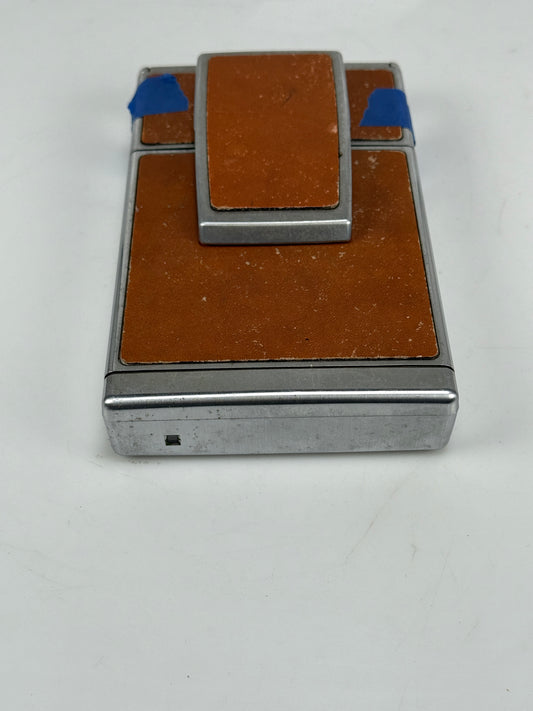 Polaroid SX-70 Land Camera Folding Brown Leather
