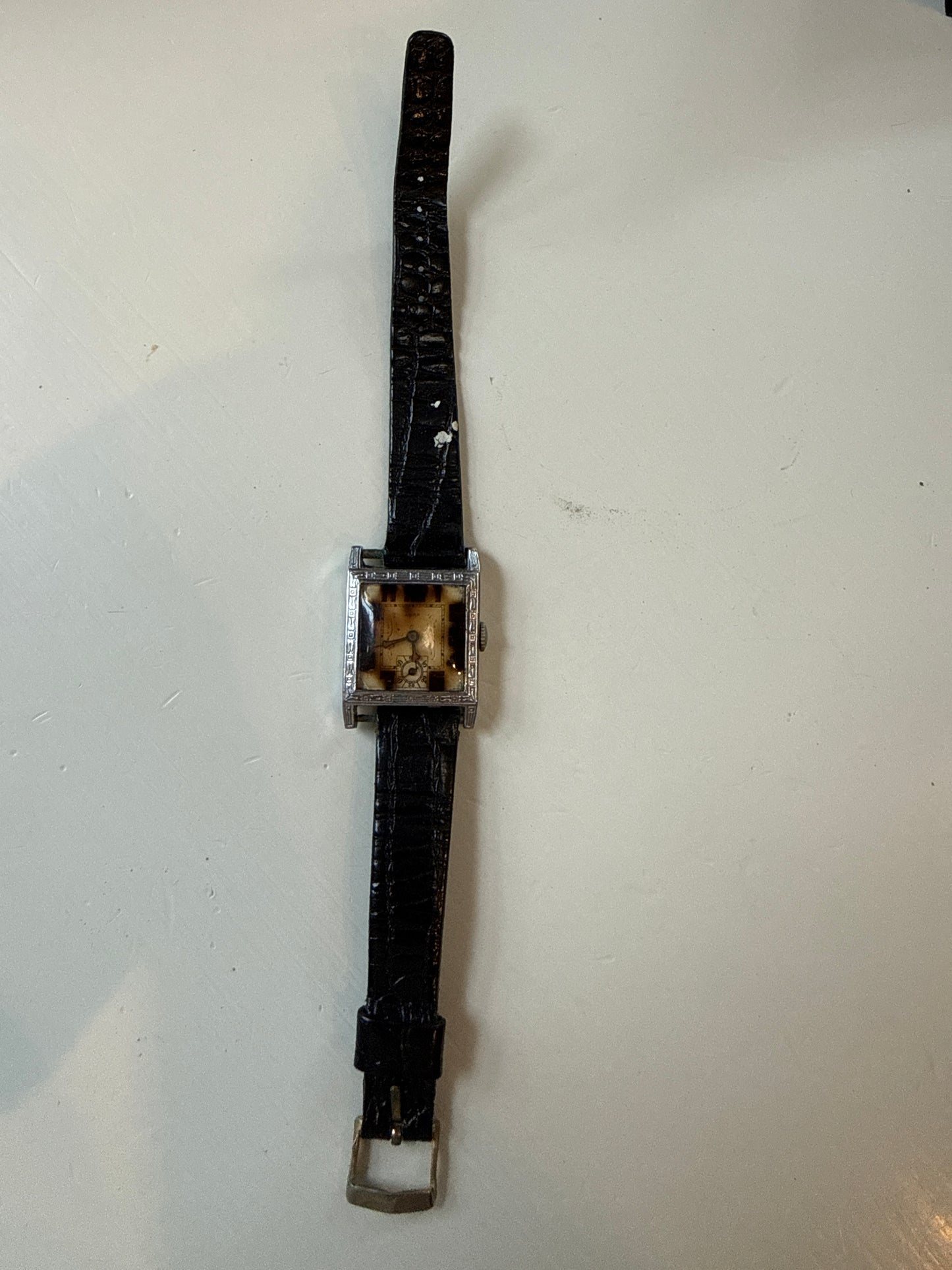 Vintage abra square wrist watch