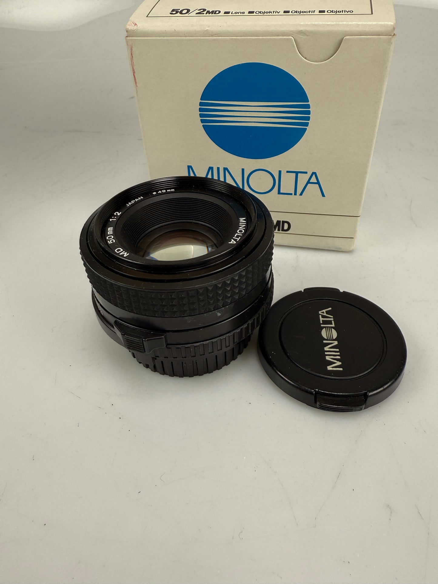 Minolta MD 50mm f2 film camera Lens