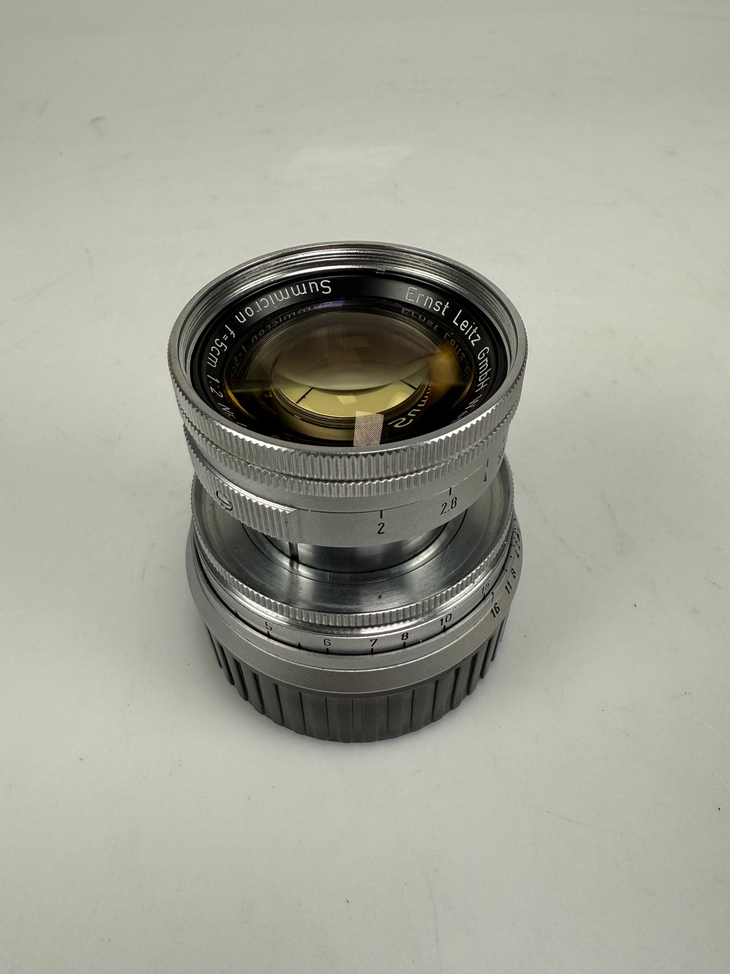 Leica 50mm f2 Summicron Radioactive M mount Rangefinder Lens