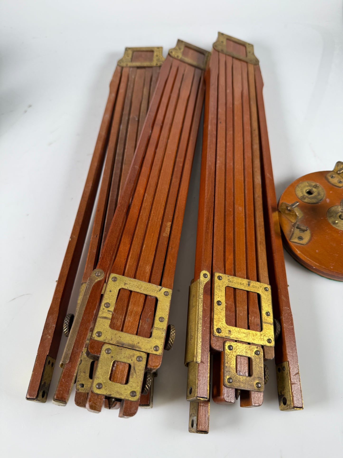Folmer Schwing Kodak Crown Tripod No.1 Wood & Brass
