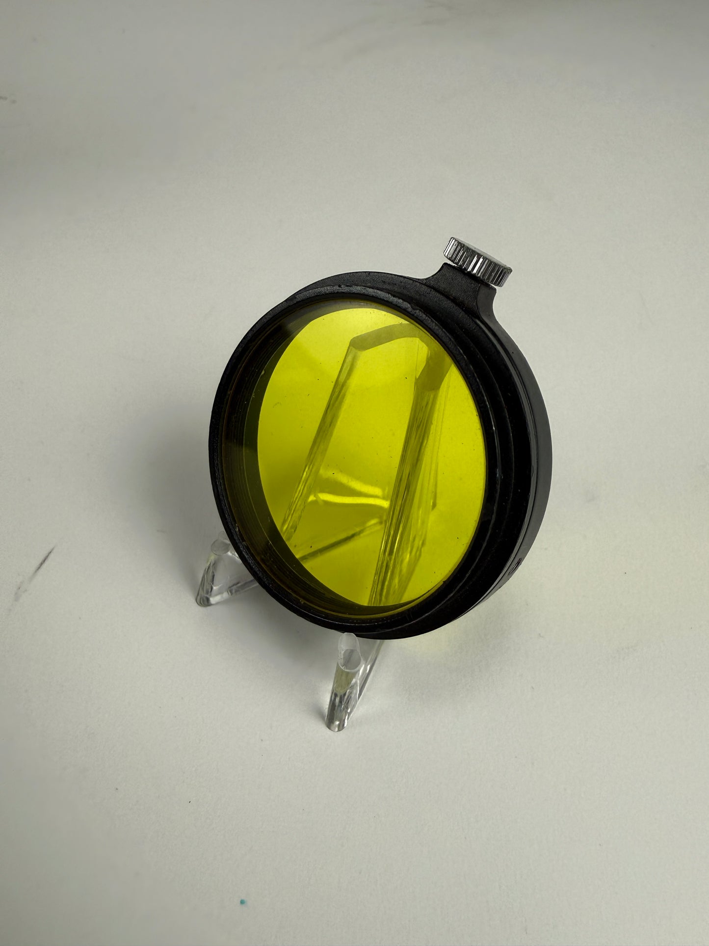 Leitz Leica Black A36 Yellow 2 Contrast Camera Lens Filter - Summitar push on 36mm