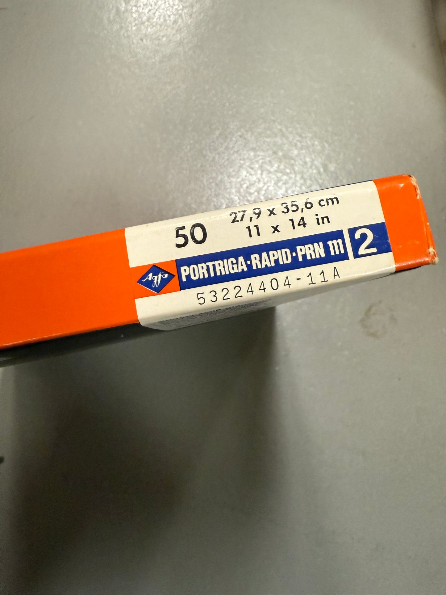 Agfa Portriga Rapid Photo Paper 50 Sheets 11x14 inch PRN 111 2