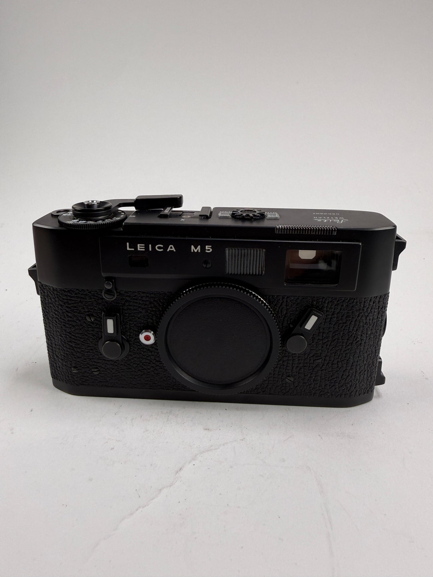 Leica M5 3 Lug Black Chrome 35mm Rangefinder Film Camera