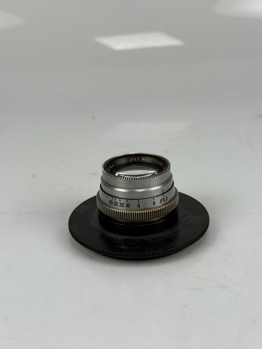 Bausch & Lomb (Zeiss) 158mm f6.3 Macro-Tessar large Format barrel lens