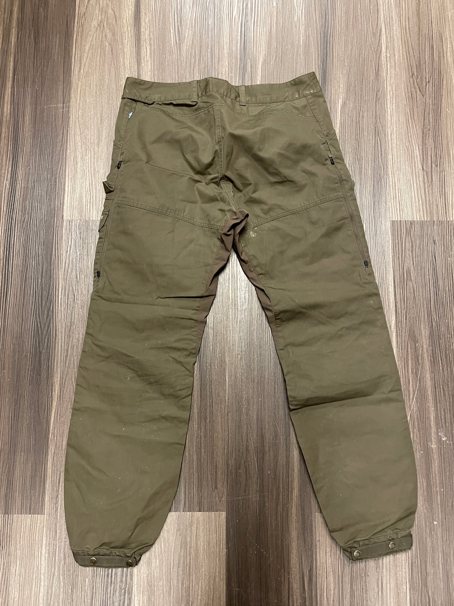 Fjallraven Trousers Mens G-1000 M Waist 33-34 Inseam Regular Olive