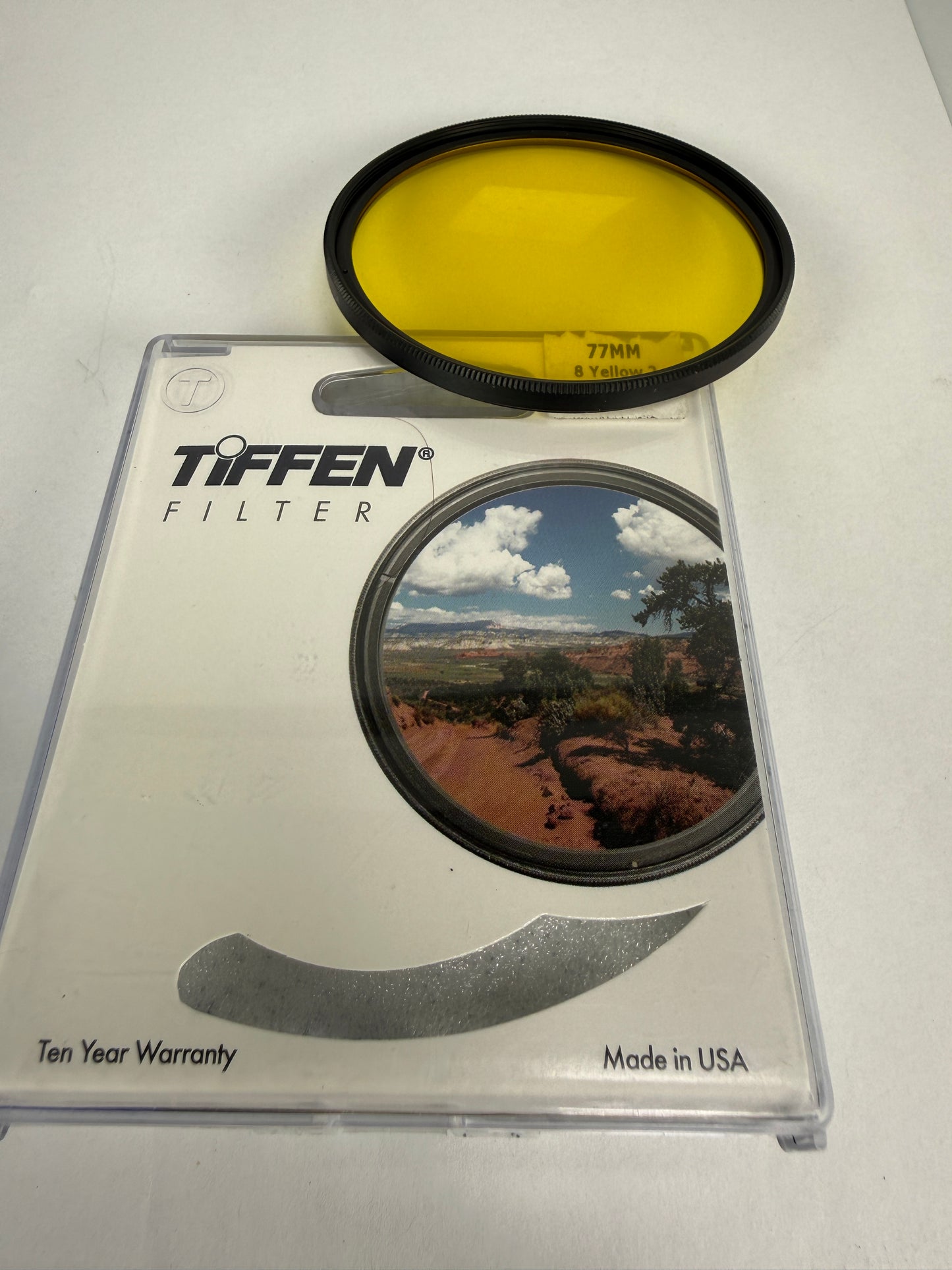 Tiffen 77mm 8 Yellow 2 Glass Filter