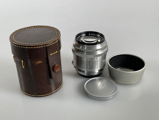 Carl Zeiss Jena 8.5cm 85mm f2 T Sonnar Prime Portrait Lens for Contax