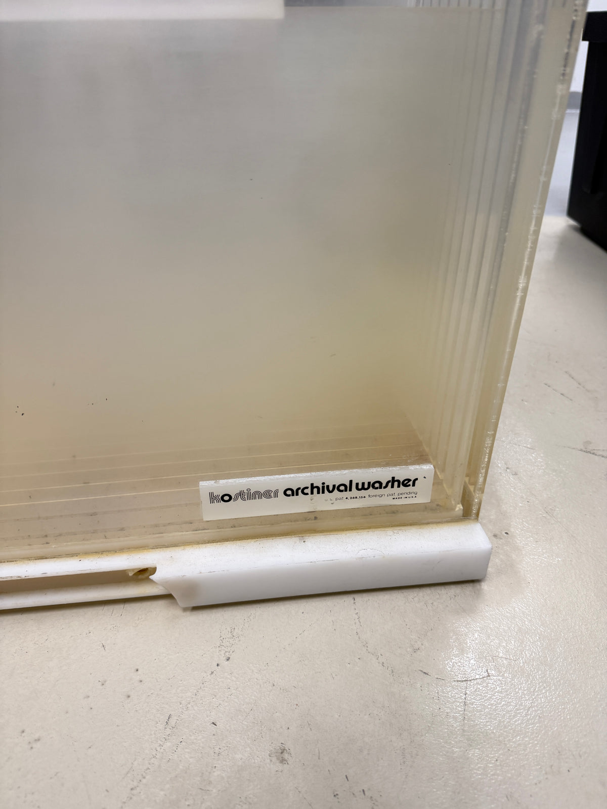 Kostiner Archival Print Washer 11x14 photography Darkroom