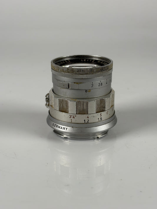Leica Leitz Wetzlar Summicron-M 50mm f2 Lens Rigid