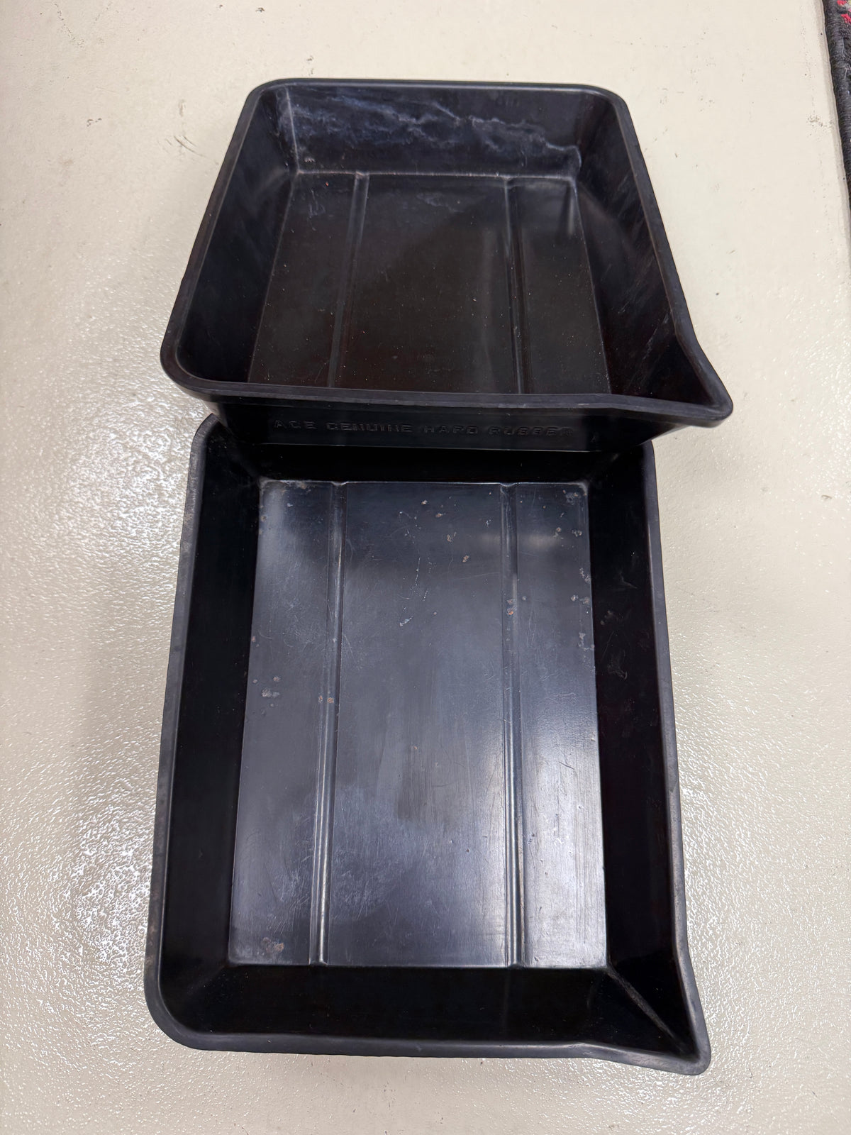 Ace Hard rubber Developing darkroom printing Trays Set of 4 for 5x7 Prints