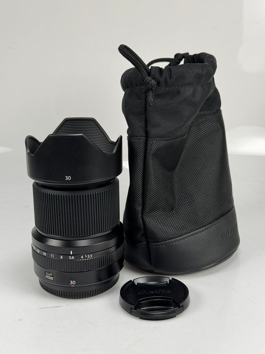 Fuji Fujinon GF 30mm f/3.5 R WR wide angle lens for GFX cameras