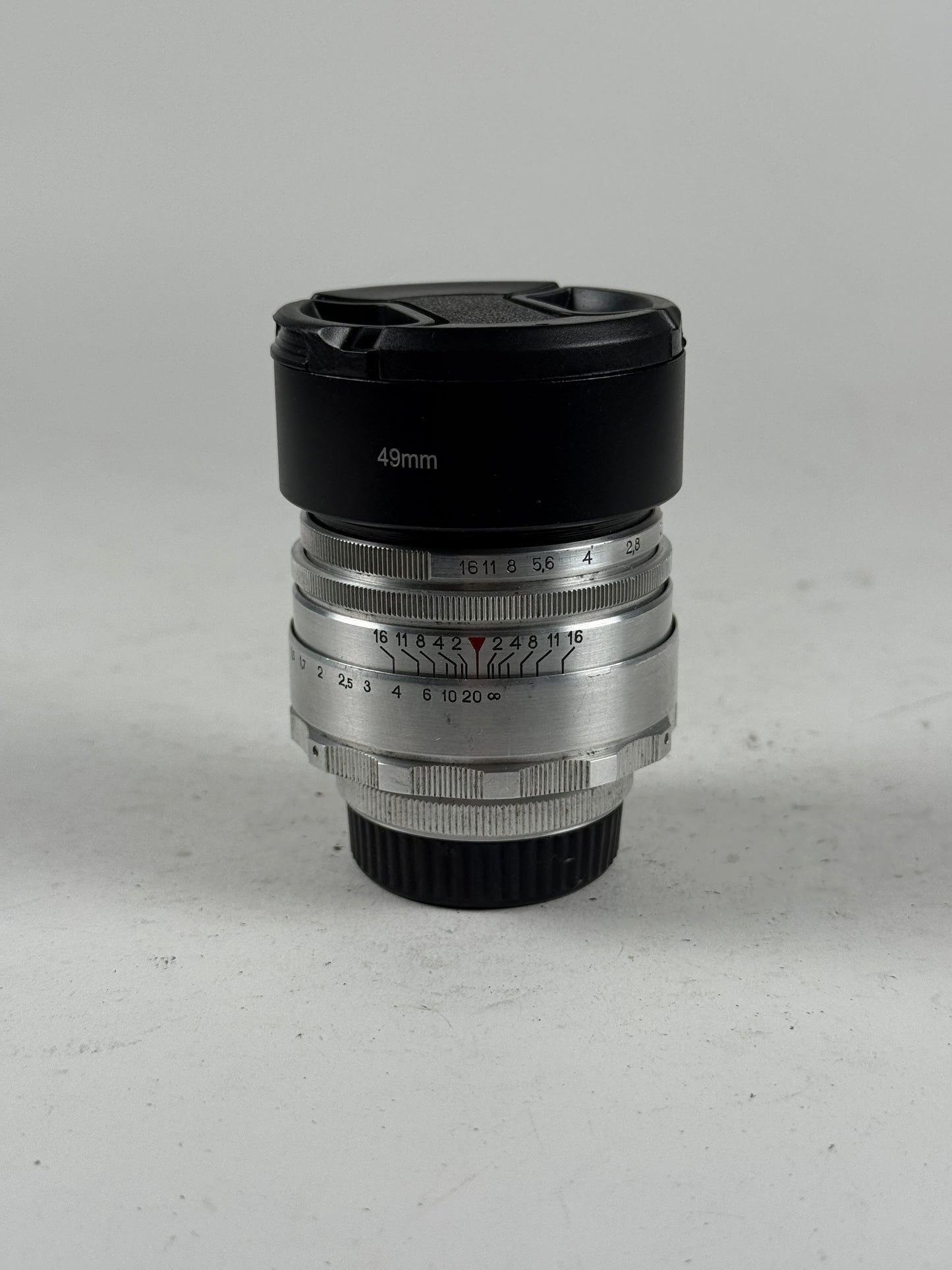 Helios 44 58mm f2 Russian Manual portrait Lens Fixed M42 Mount Silver