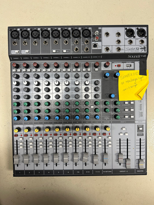 Soundcraft Signature 12 12-Input Analog Mixer