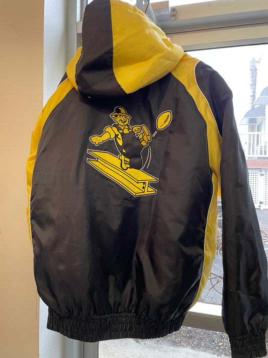 Pittsburgh Steelers Retro Vintage Throwback NFL Jacket XL