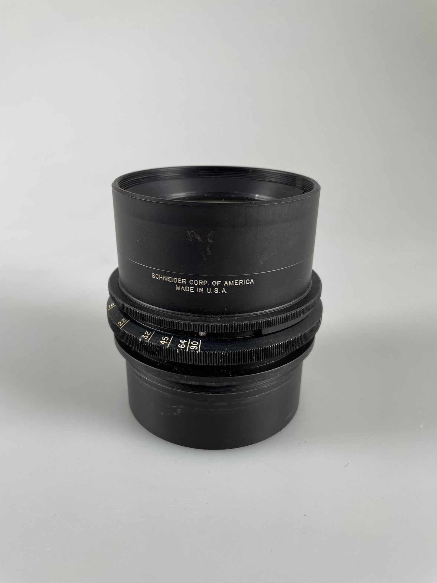 Goerz 30 inch f12.5 Apochromat Artar Barrel Lens Schneider red dot