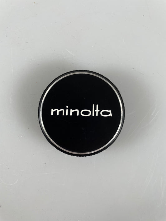 Minolta metal Camera Body Cap SR MC MD SRT XG XD RARE