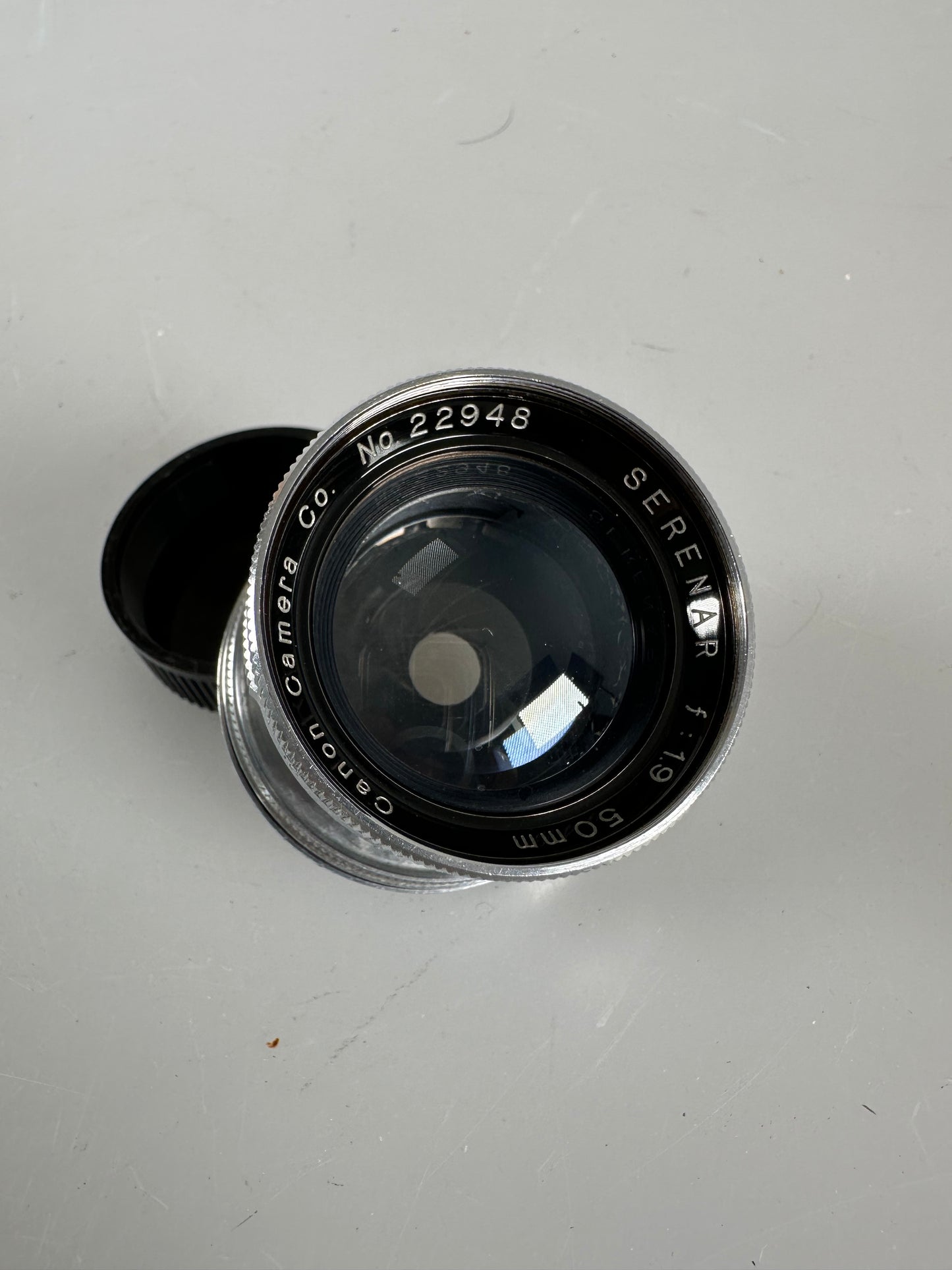 Canon Rangefinder RF 5cm 50mm f1.9 Serenar Leica SM