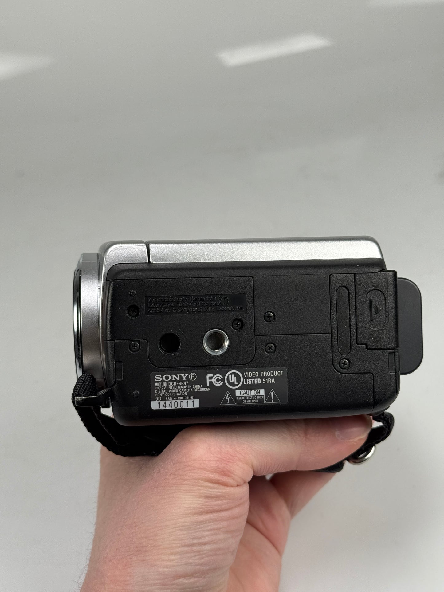 Sony DCR-SR47 1080p Silver Digital Camcorder 60x Optical Zoom SD