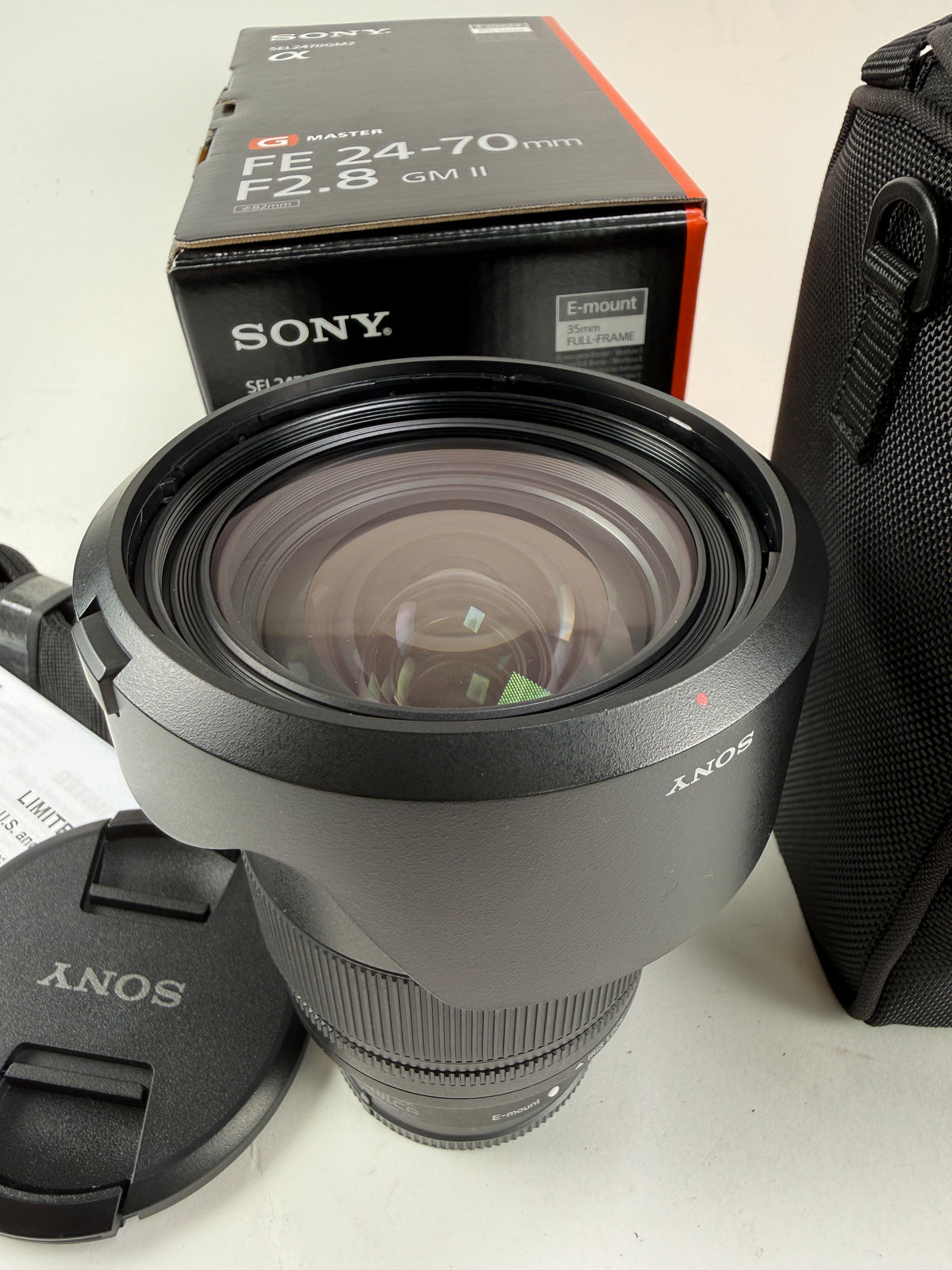 Sony FE 24-70mm f2.8 GM II E-Mount Camera Lens - Black