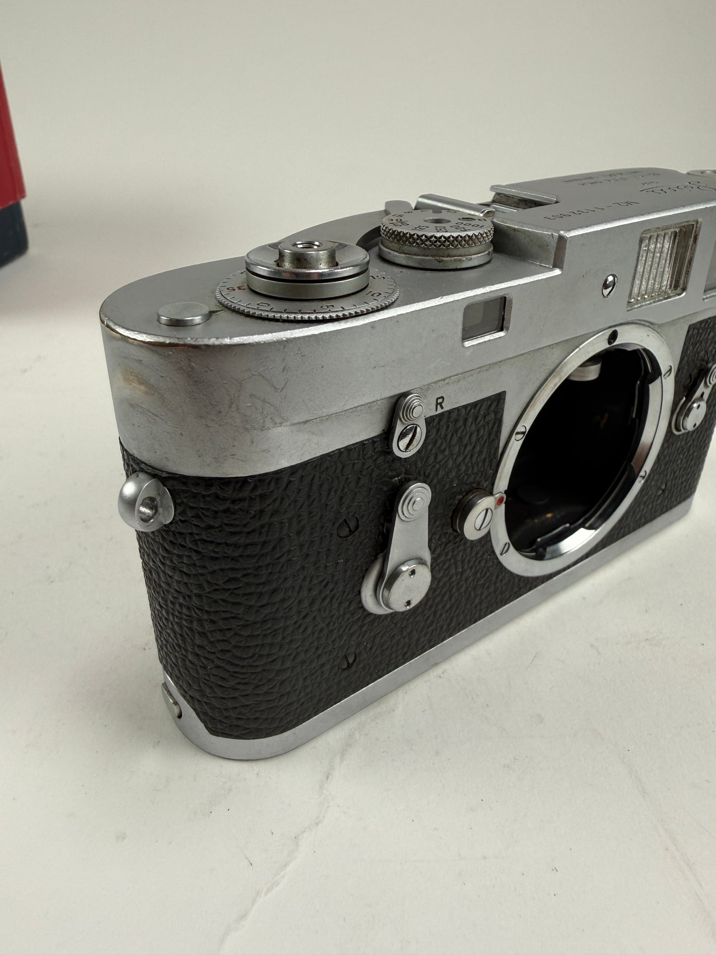 Leica M2 35mm rangefinder film camera body chrome LATE self timer 1132XXX
