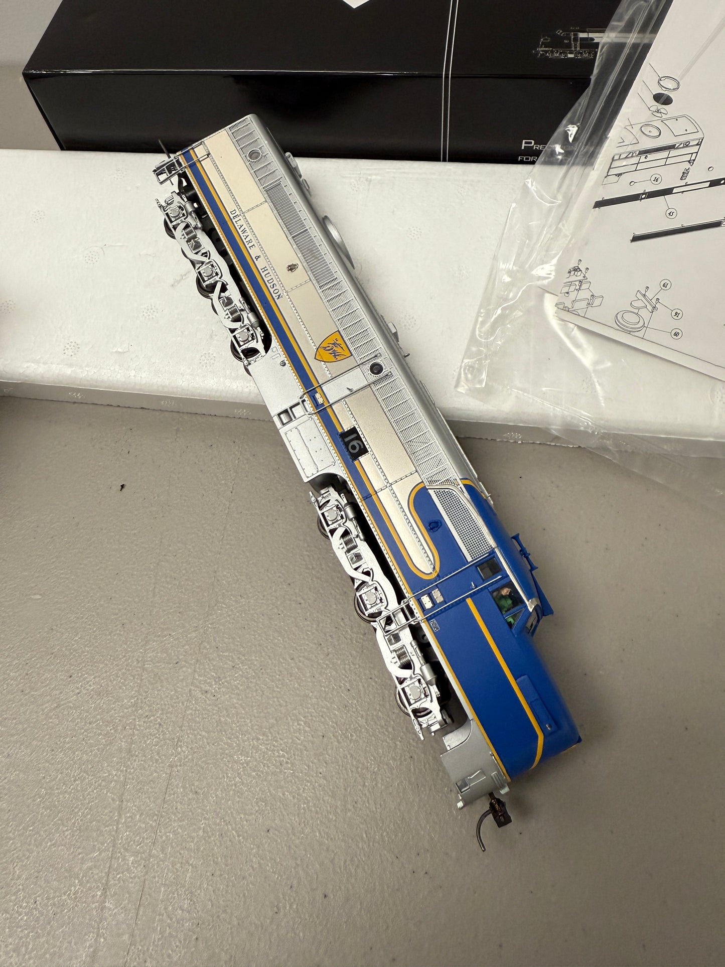 Precision Craft HO Scale #358 Alco PA2 Blue Warbonnet #16 DC/DCC w/ Sound