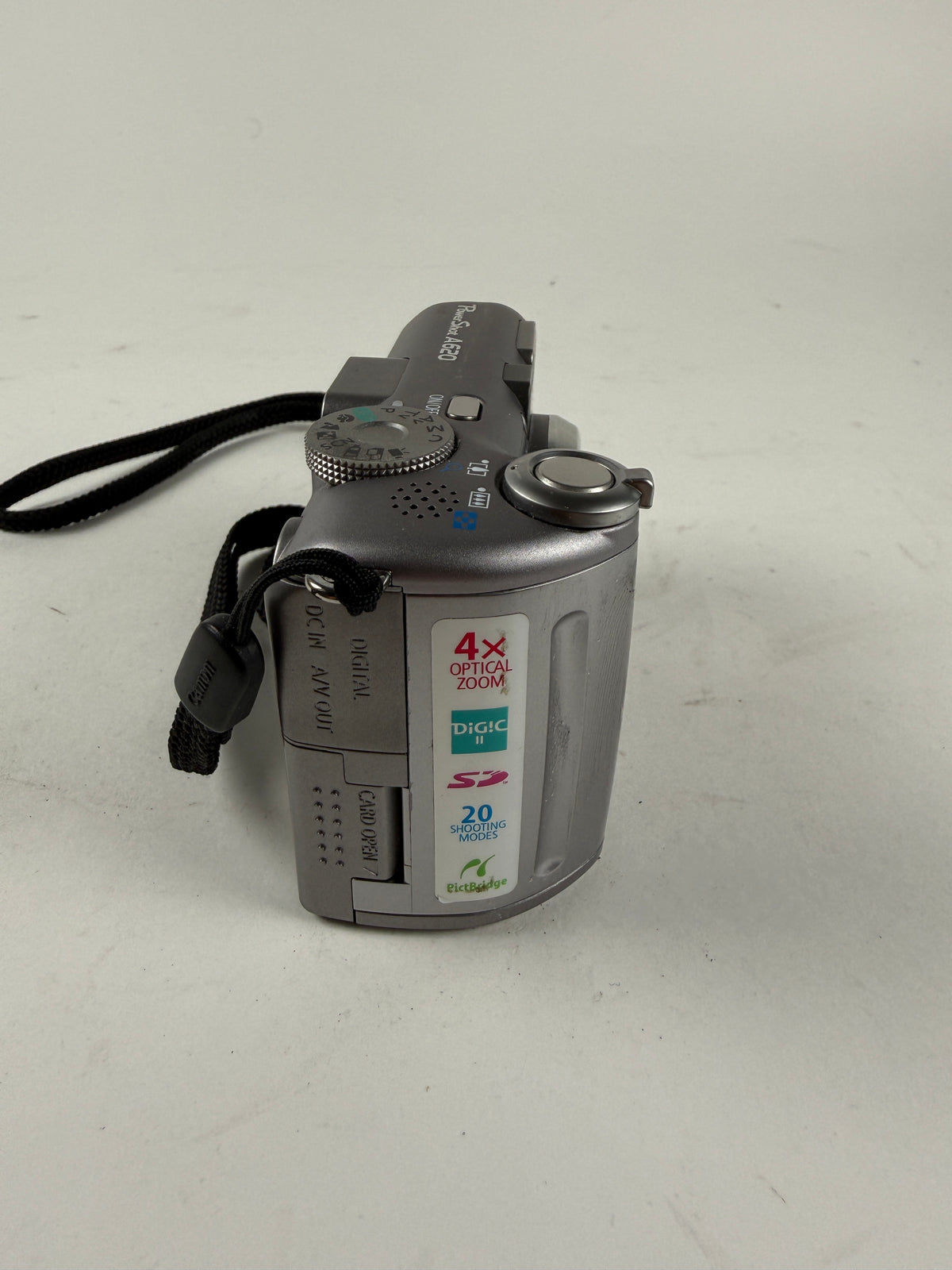 Canon PowerShot A620 7.1MP 4x Digital Camera - Gray