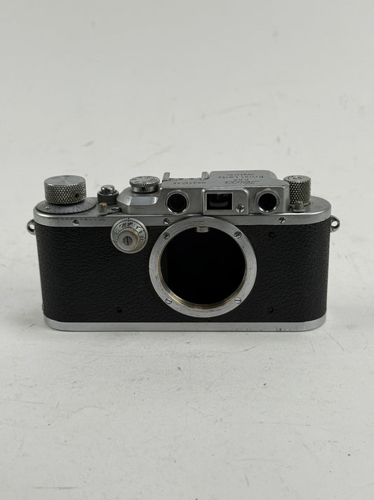 Leica IIIb rangefinder 35mm camera body chrome