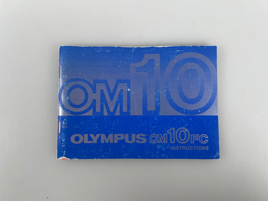Olympus OM10 FC Camera Original Instructions Manual, English