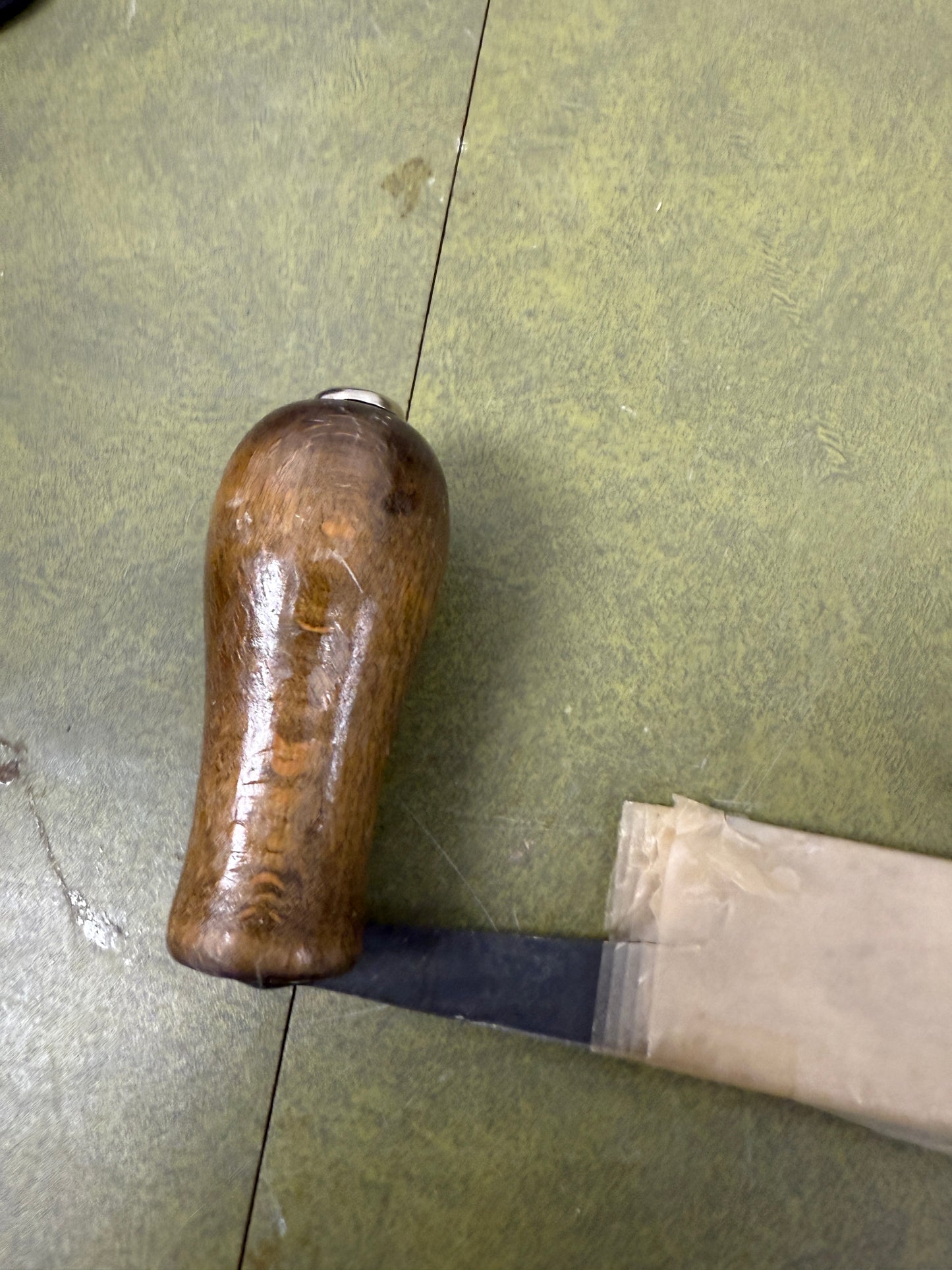 Vintage Hirsch Werkzeuge FWB 225mm draw knife, Wood Handles Tool