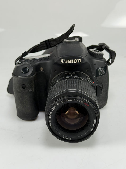 Canon 60D Digital SLR Camera Body 18.0MP with 28-90mm USM Lens