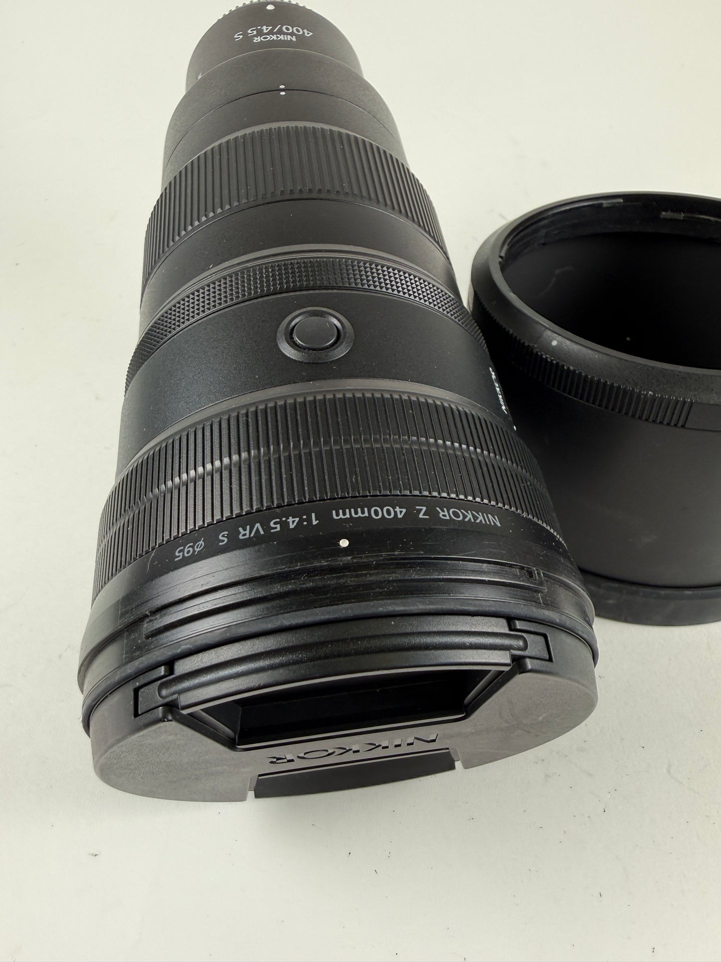 Nikon Nikkor Z 400mm f4.5 VR S Lens with lens hood