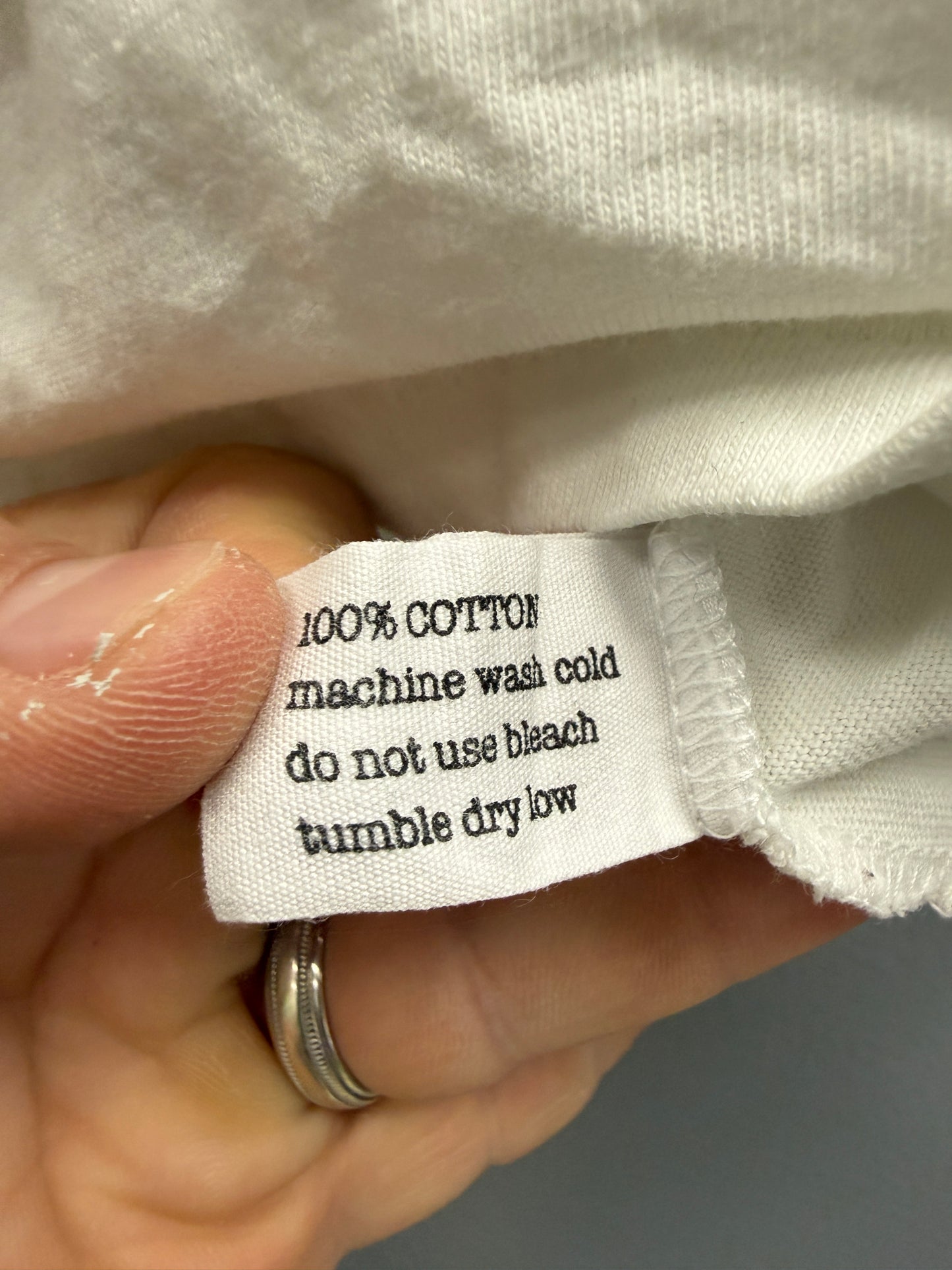 national athletic goods pocket tshirt tee sz 42 white
