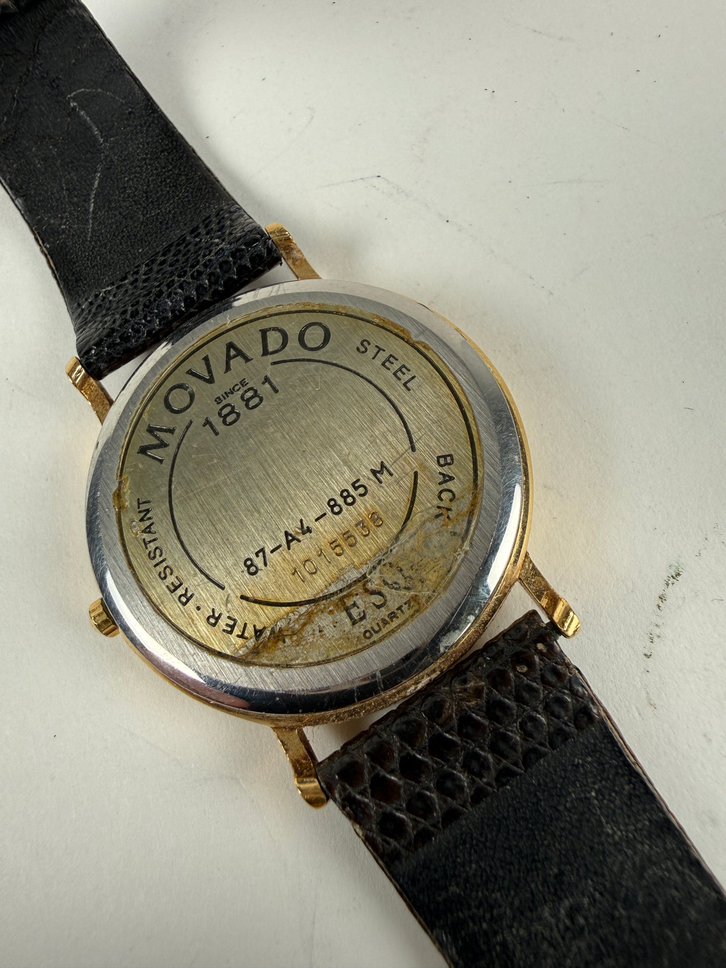 Vintage Movado ESQ Quartz watch 87-A4-885M watch
