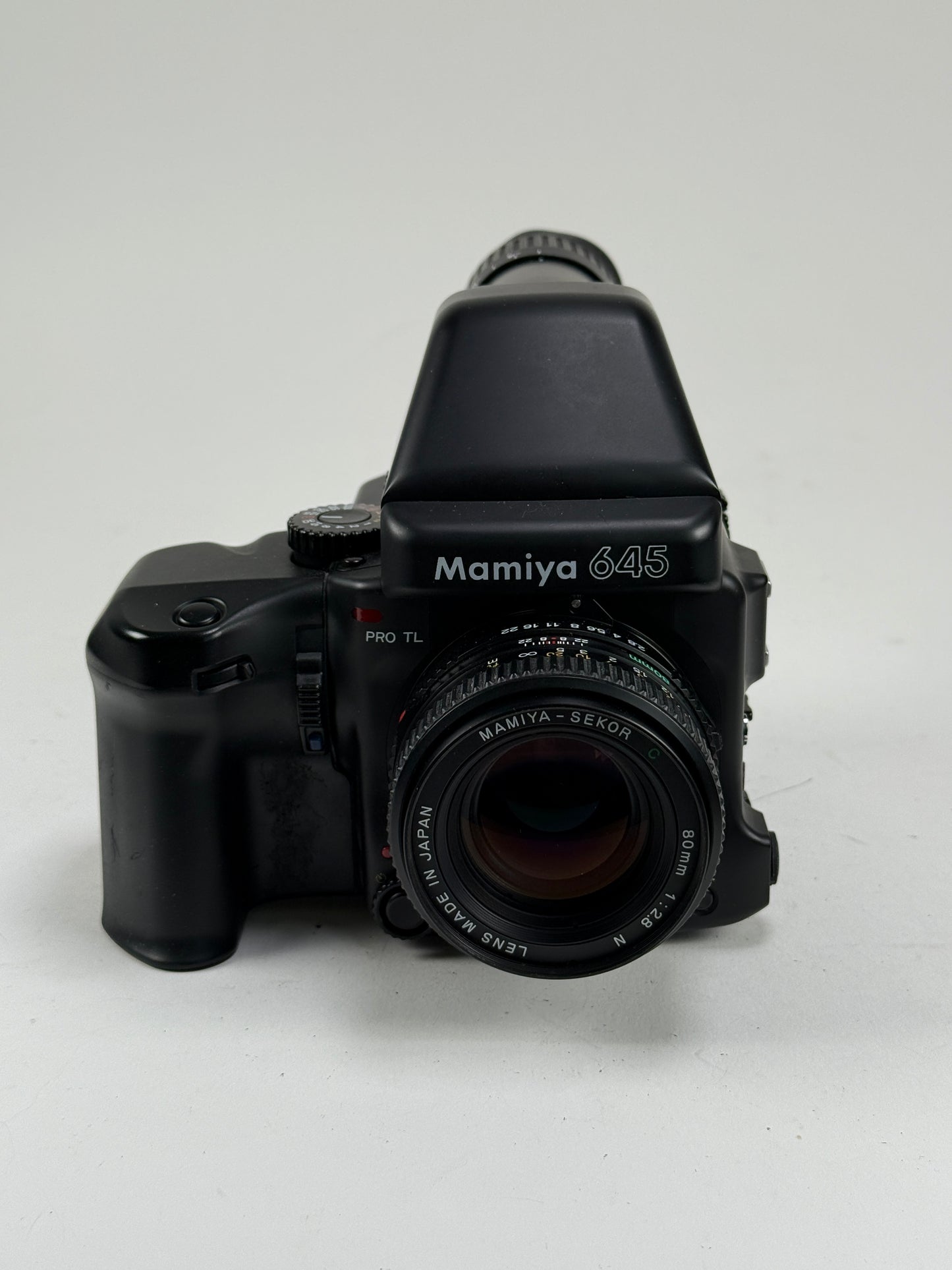 Mamiya 645 Pro TL, Finder, Sekor C 80mm f2.8 N, 120 back