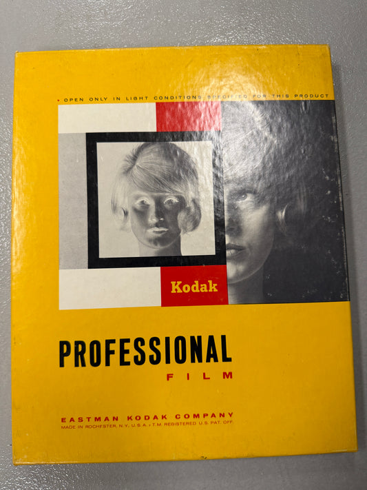 Expired 8x10 KODAK 4163 Tri-X Pan Estar Base Large Format Film 25 Sheets 1969