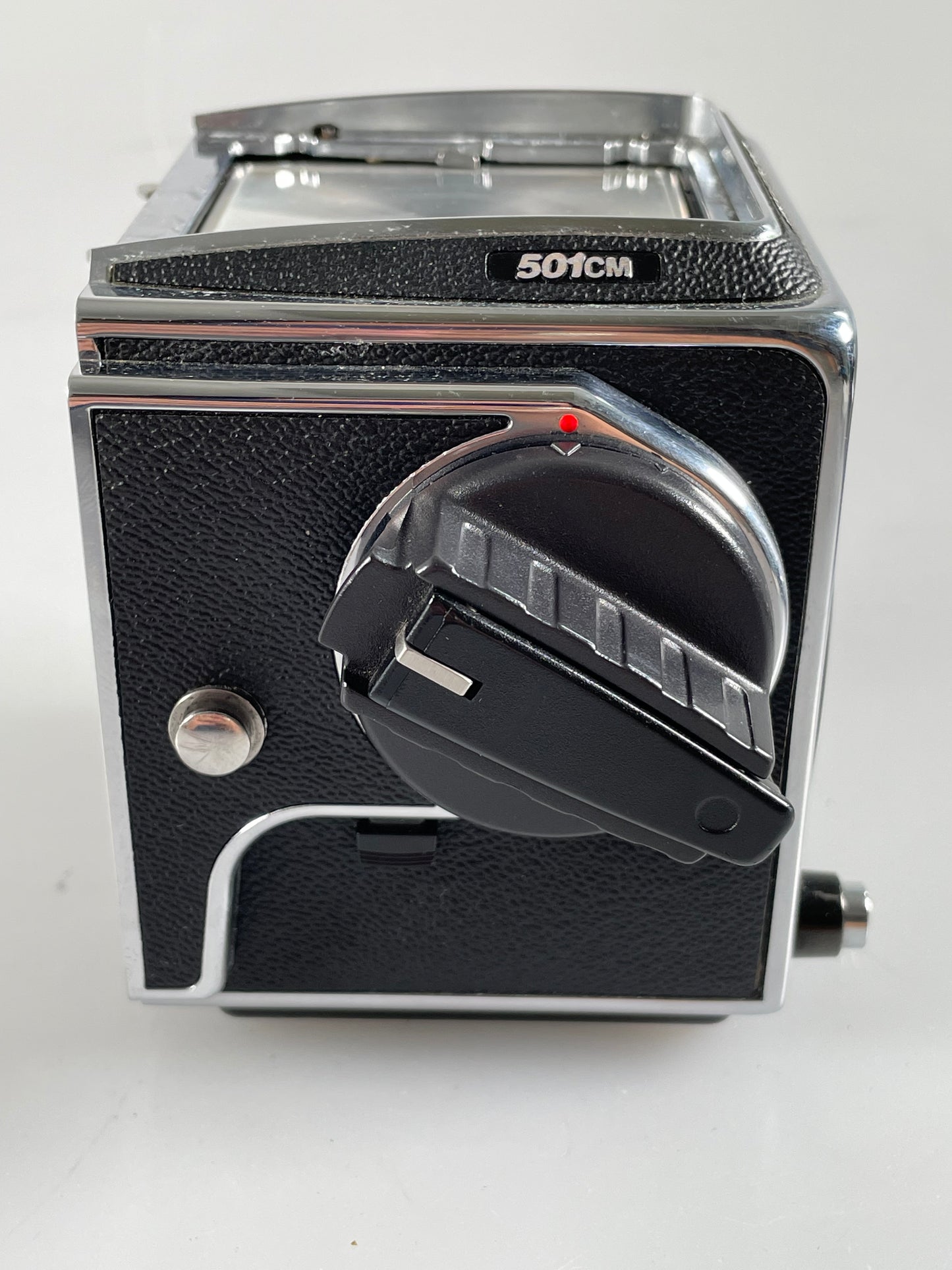 Hasselblad 501CM Medium Format Film Camera Body chrome, acute focusing screen