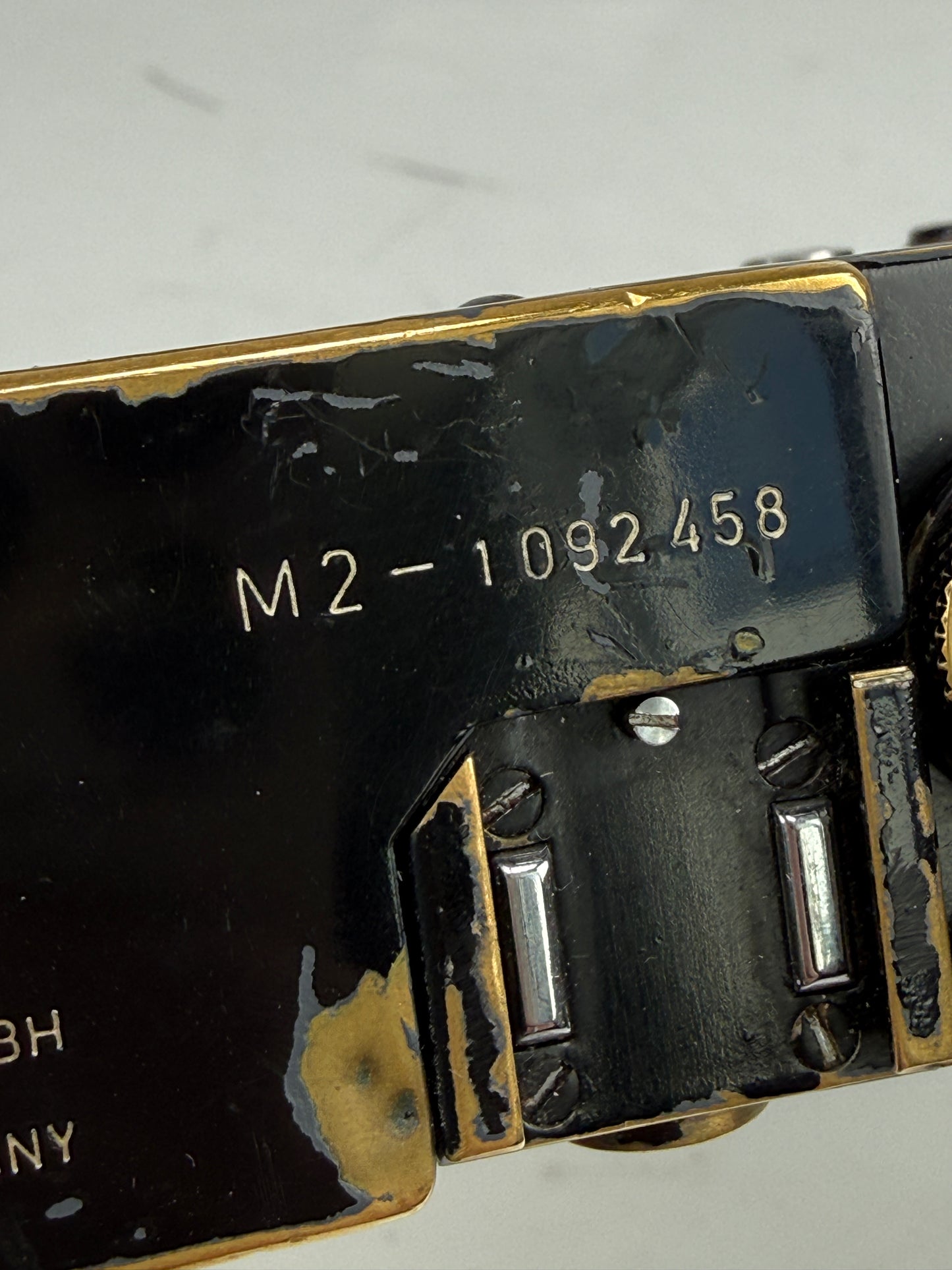 LEICA M2 Self Timer RANGEFINDER FILM CAMERA REPAINT GB Metzcar Black Paint