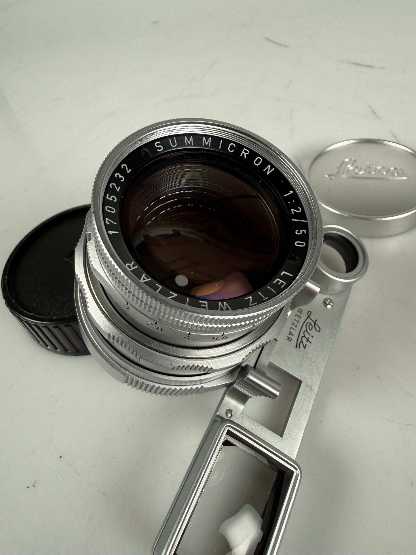 Leica Leitz Wetzlar Summicron-M 50mm F2 Dual Range DR f2 Lens